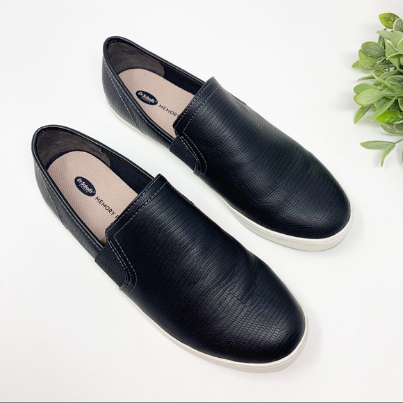 Dr. Scholl's Shoes - Dr Scholls Luna sz 11 slip on black faux snake